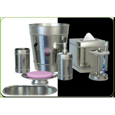 Nu Steel NuSteel HS8H Hudson Mirror Waste Basket HS8H